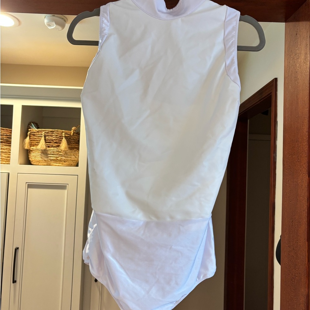 White Sleeveless Leotard